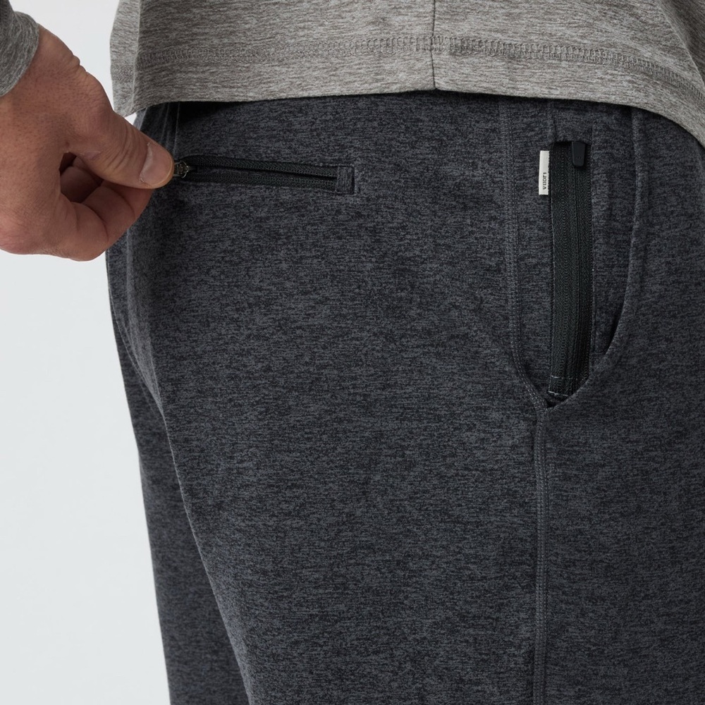 Vuori Ponto Performance Short 7” Charcoal Heather Men’s Size Small - Picture 2 of 8